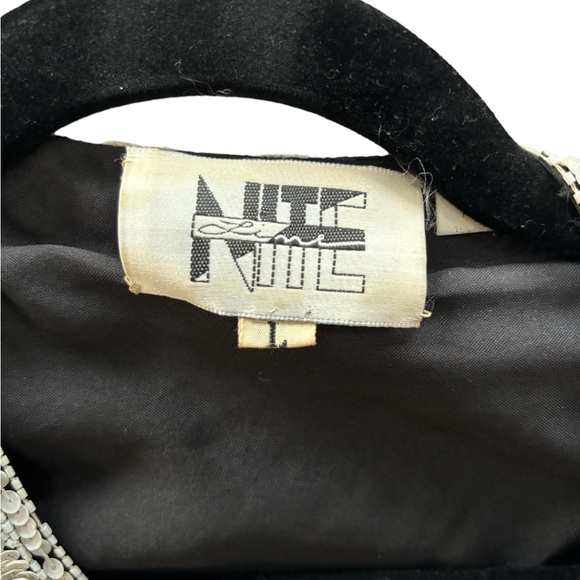 Nite Line Women’s Beaded/Pearled Evening Jacket Size Large - Picture 9 of 12